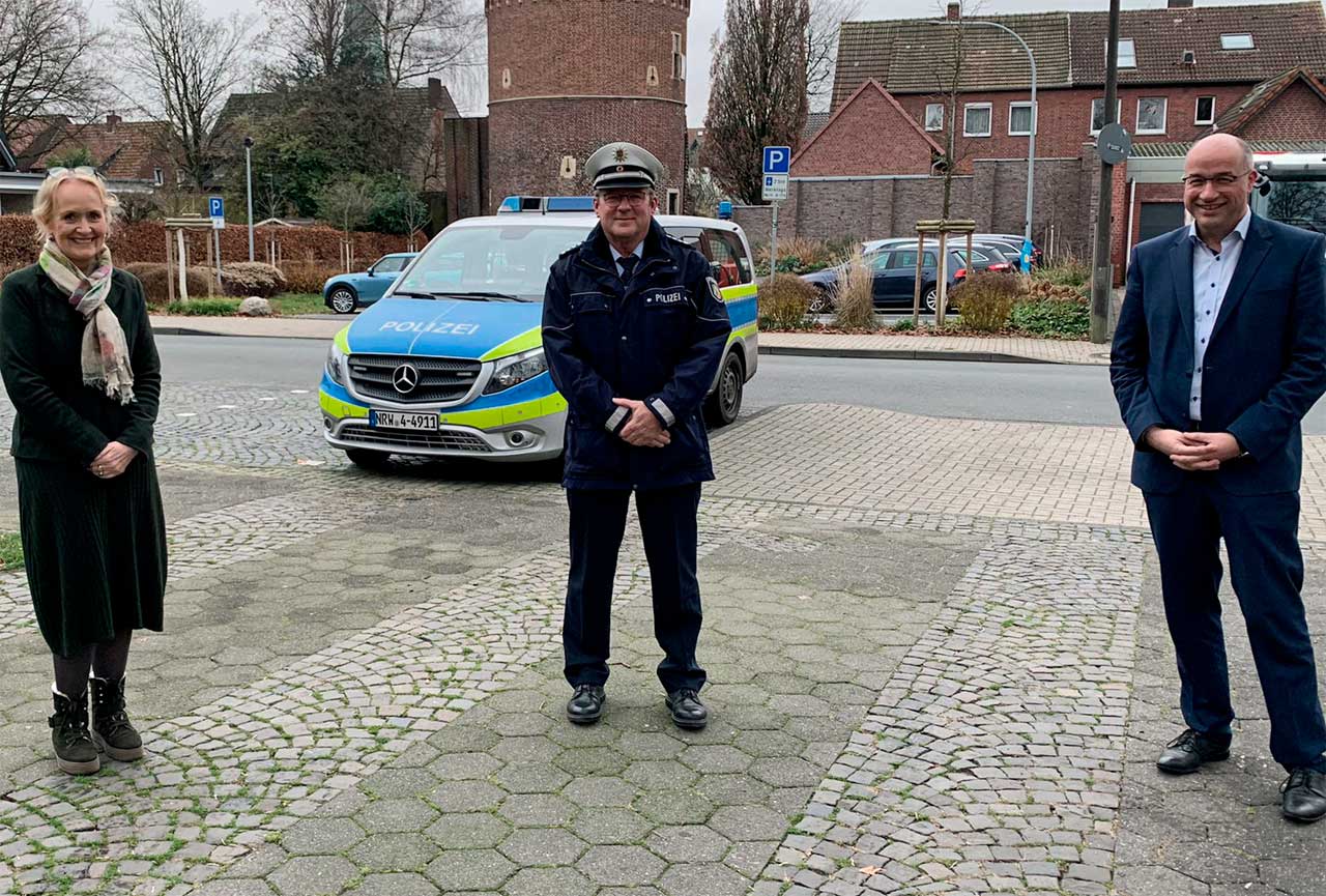 Antrittsbesuch – Neuer Leiter der Polizeiwache Borken besucht das Borkener Rathaus