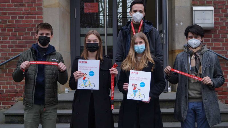 Mariengardener Schülerinnen und Schüler als KnochemarkspenderInnen registriert