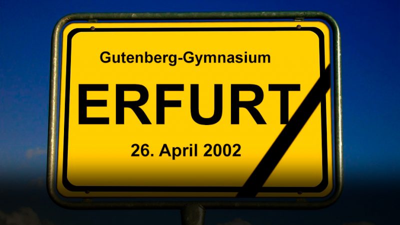 20. Jahrestag des Amoklaufs in Erfurt