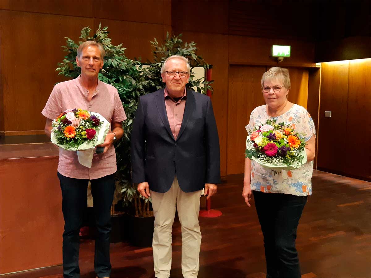 Schiedsmann Kahl legt Amt nieder | Frau Renate Leitung und Herr Eckard Springer als neue Schiedspersonen gewählt