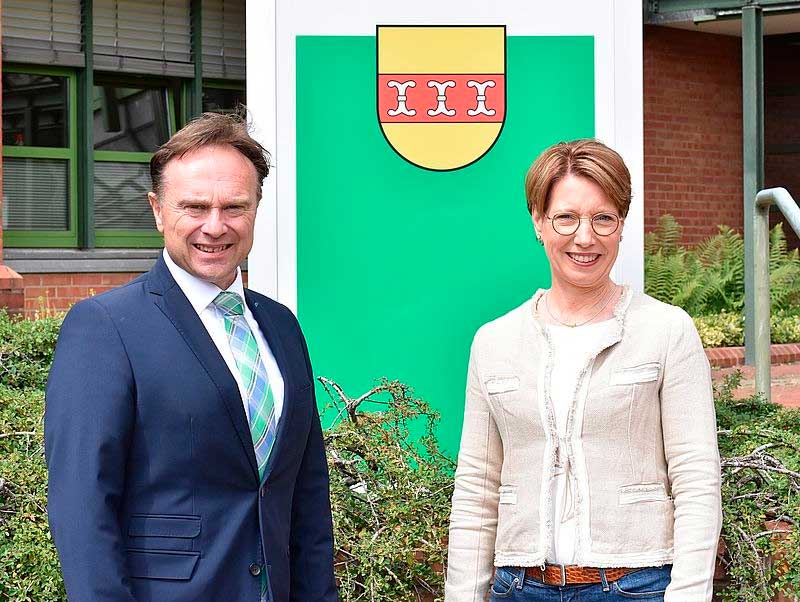 Antrittsbesuch | Münsters neue Polizeipräsidentin zu Gast bei Landrat Dr. Kai Zwicker